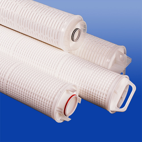 Cartuchos de filtro de alto flujo High Sucta de suciedad Capacit MHF Cartucho de filtro plisado de alto flujo para el filtro de desalinización de agua de mar